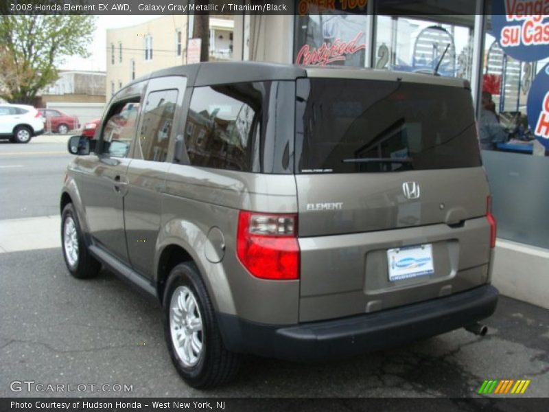 Galaxy Gray Metallic / Titanium/Black 2008 Honda Element EX AWD