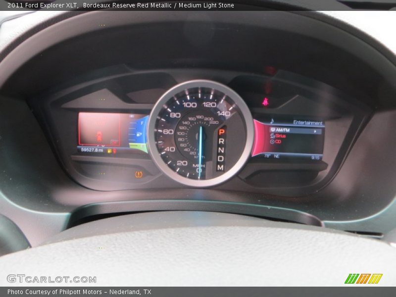 Bordeaux Reserve Red Metallic / Medium Light Stone 2011 Ford Explorer XLT