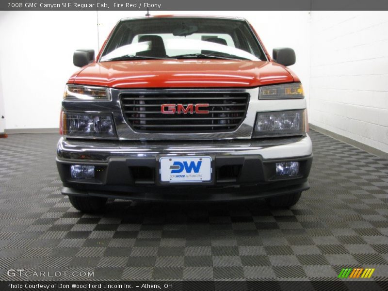 Fire Red / Ebony 2008 GMC Canyon SLE Regular Cab