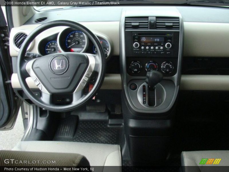 Galaxy Gray Metallic / Titanium/Black 2008 Honda Element EX AWD