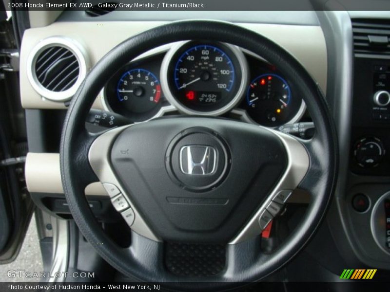 Galaxy Gray Metallic / Titanium/Black 2008 Honda Element EX AWD