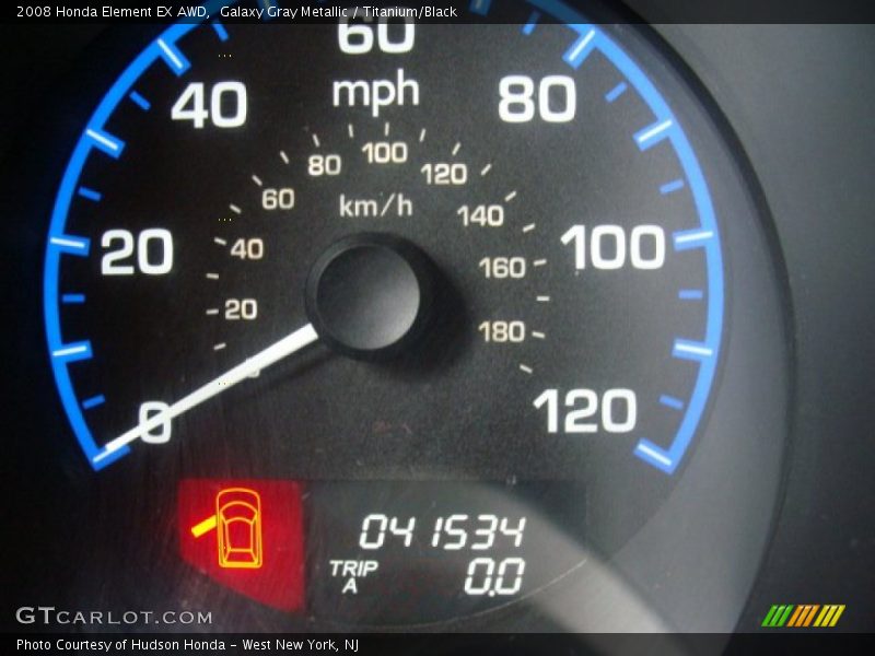 Galaxy Gray Metallic / Titanium/Black 2008 Honda Element EX AWD