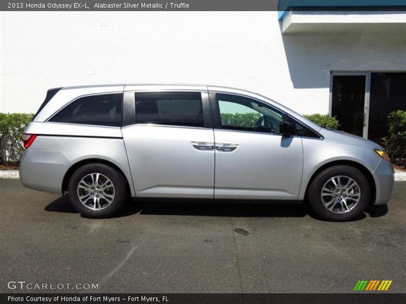 Alabaster Silver Metallic / Truffle 2013 Honda Odyssey EX-L