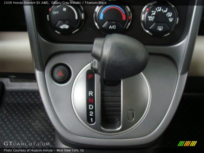 Galaxy Gray Metallic / Titanium/Black 2008 Honda Element EX AWD