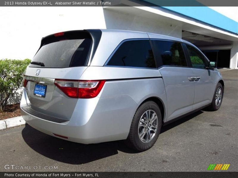 Alabaster Silver Metallic / Truffle 2013 Honda Odyssey EX-L