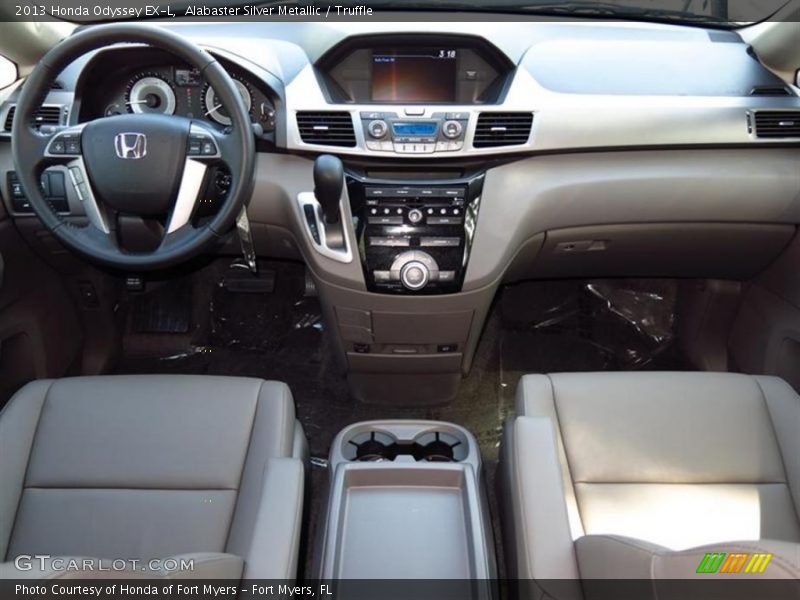 Alabaster Silver Metallic / Truffle 2013 Honda Odyssey EX-L