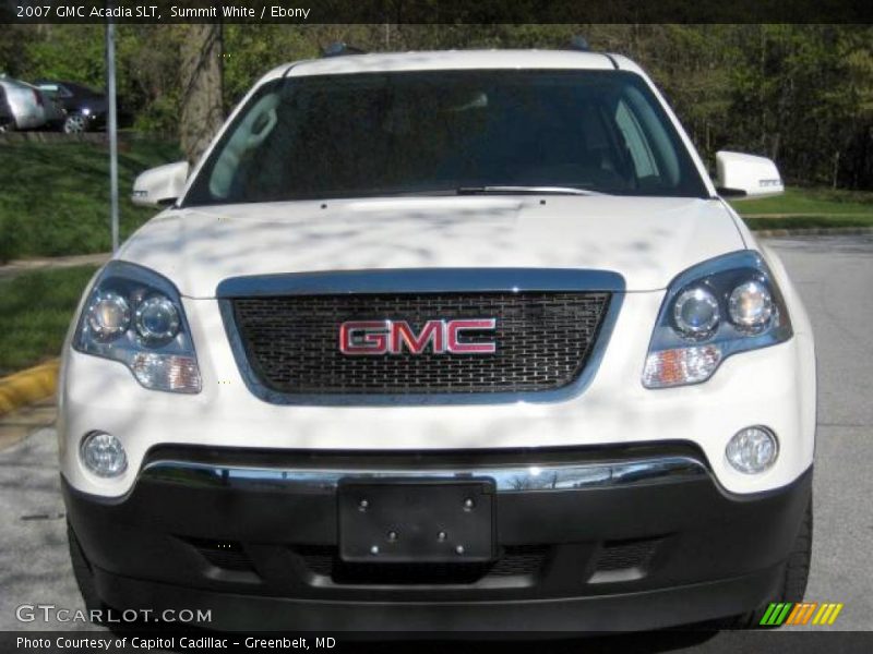 Summit White / Ebony 2007 GMC Acadia SLT
