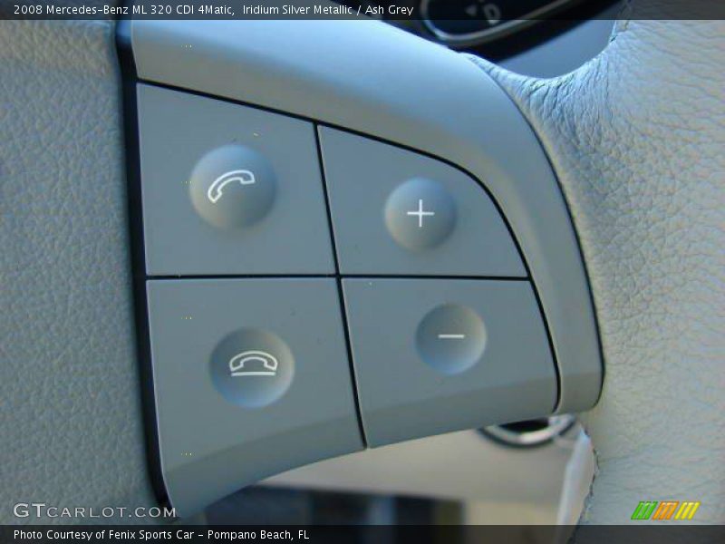Iridium Silver Metallic / Ash Grey 2008 Mercedes-Benz ML 320 CDI 4Matic