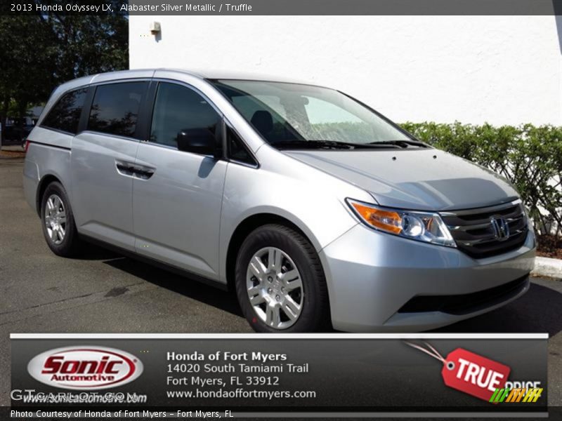 Alabaster Silver Metallic / Truffle 2013 Honda Odyssey LX
