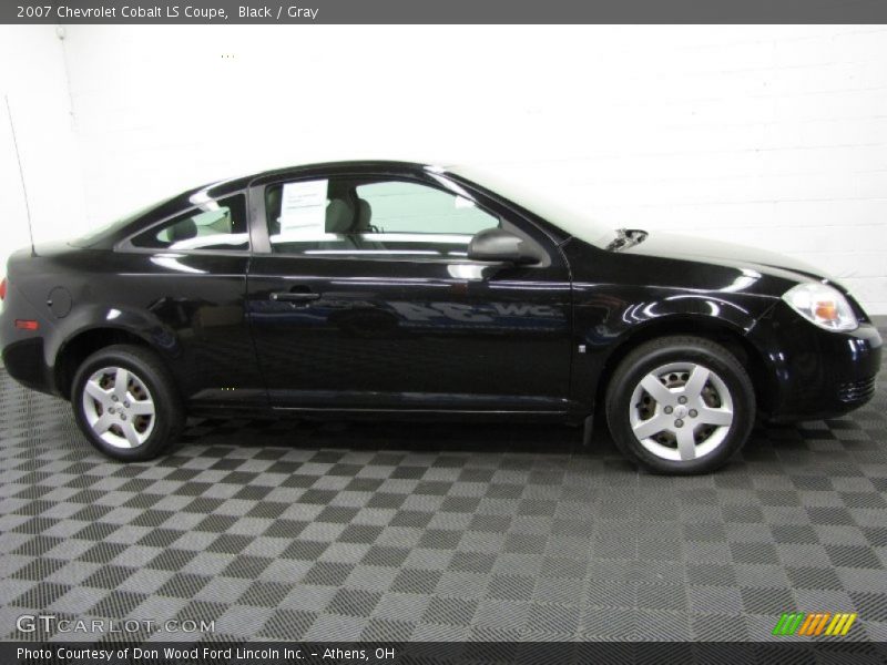 Black / Gray 2007 Chevrolet Cobalt LS Coupe