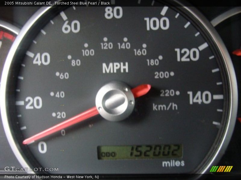 Torched Steel Blue Pearl / Black 2005 Mitsubishi Galant DE