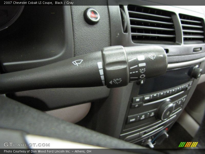 Black / Gray 2007 Chevrolet Cobalt LS Coupe