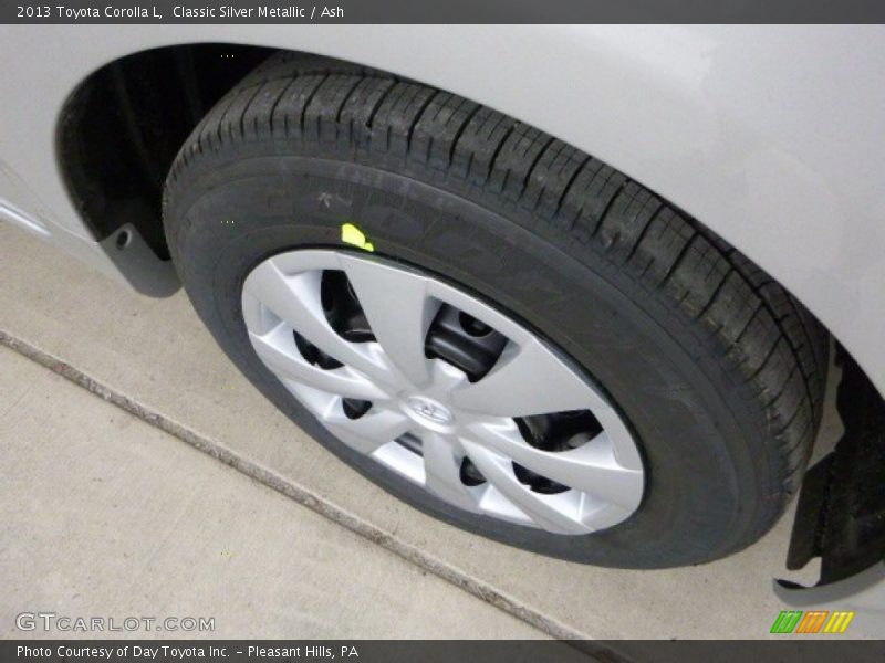 Classic Silver Metallic / Ash 2013 Toyota Corolla L