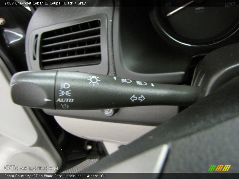 Black / Gray 2007 Chevrolet Cobalt LS Coupe