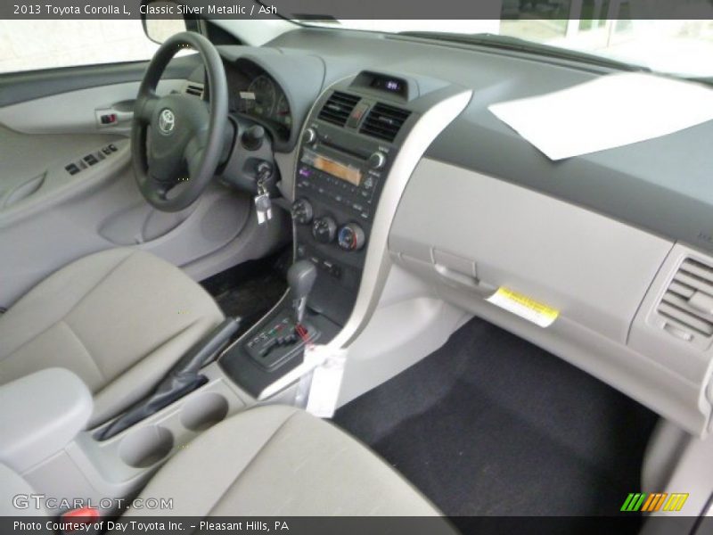 Classic Silver Metallic / Ash 2013 Toyota Corolla L
