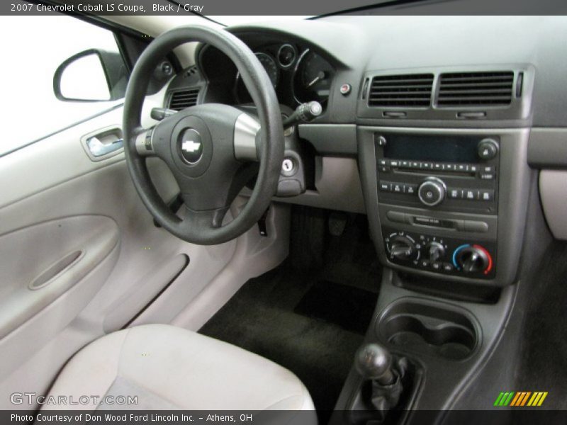 Black / Gray 2007 Chevrolet Cobalt LS Coupe
