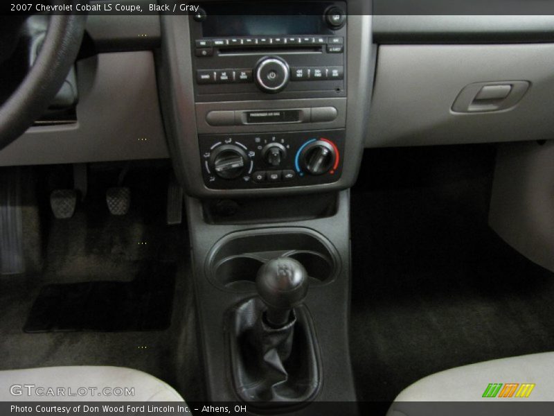 Black / Gray 2007 Chevrolet Cobalt LS Coupe