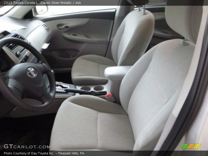 Classic Silver Metallic / Ash 2013 Toyota Corolla L
