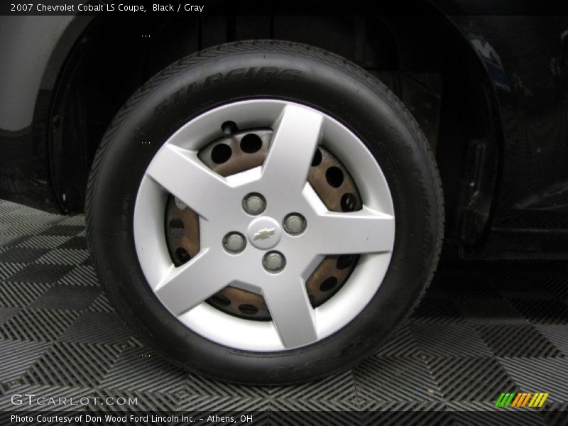 Black / Gray 2007 Chevrolet Cobalt LS Coupe