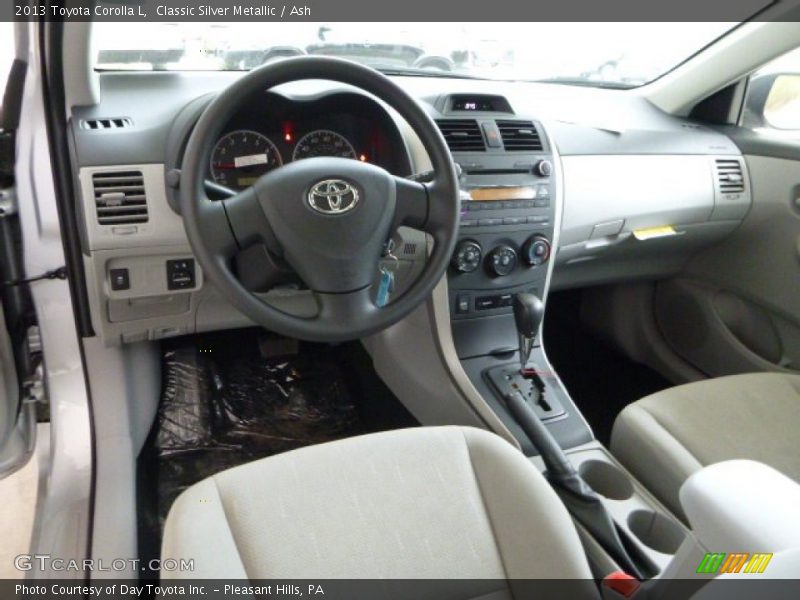 Classic Silver Metallic / Ash 2013 Toyota Corolla L