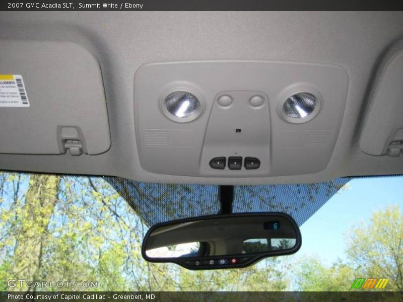 Summit White / Ebony 2007 GMC Acadia SLT