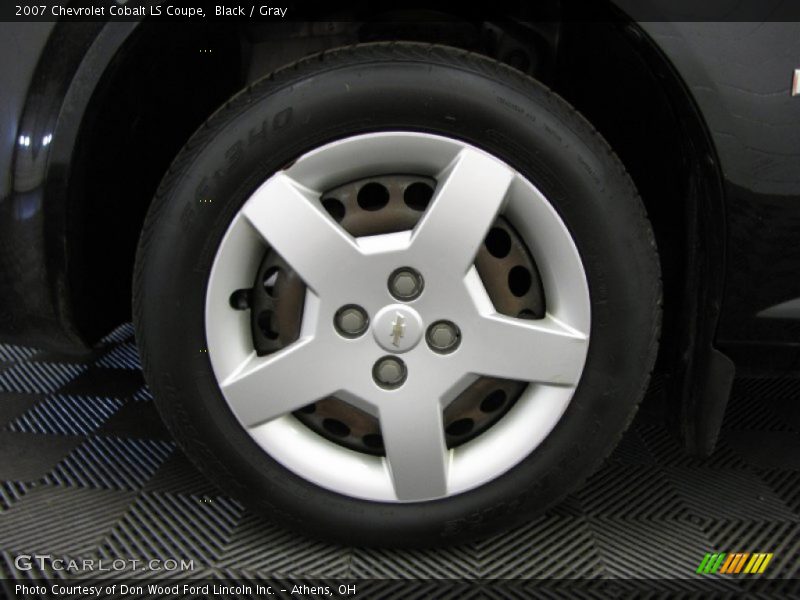 Black / Gray 2007 Chevrolet Cobalt LS Coupe
