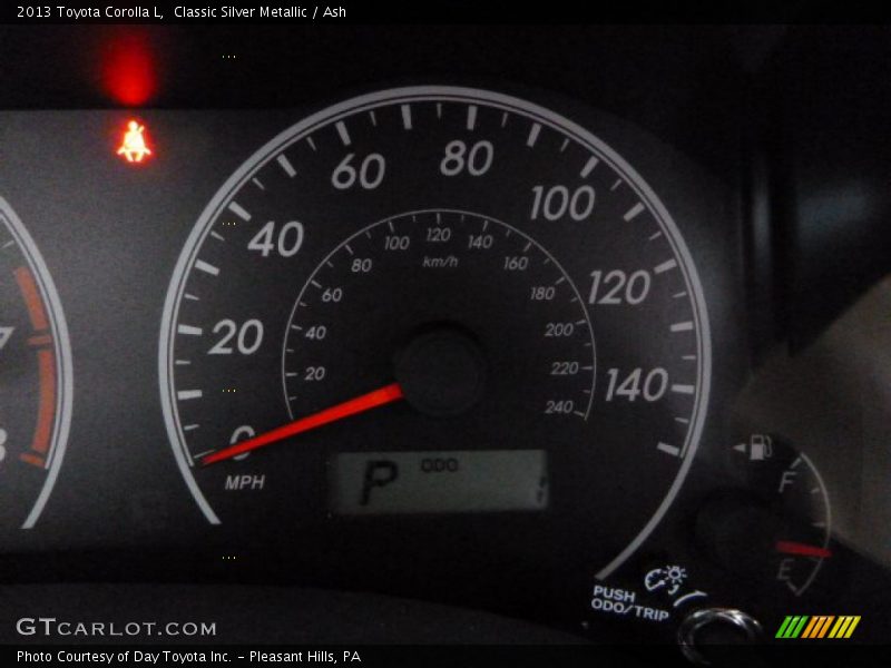 Classic Silver Metallic / Ash 2013 Toyota Corolla L