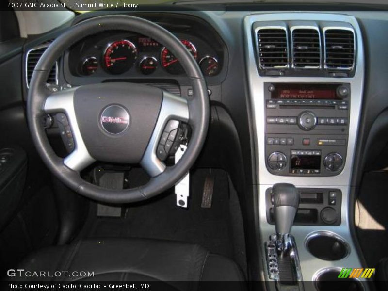 Summit White / Ebony 2007 GMC Acadia SLT