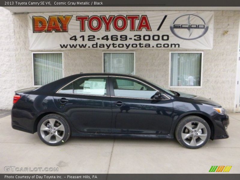 Cosmic Gray Metallic / Black 2013 Toyota Camry SE V6