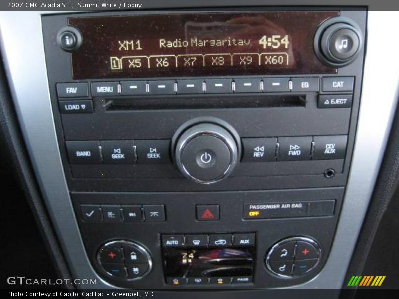 Summit White / Ebony 2007 GMC Acadia SLT