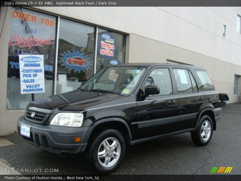 Nighthawk Black Pearl / Dark Gray 2001 Honda CR-V EX 4WD
