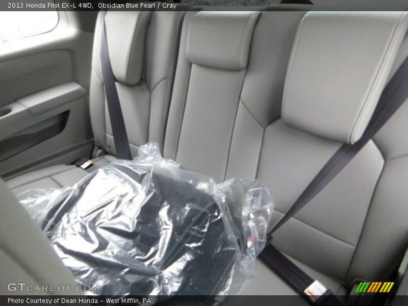 Rear Seat of 2013 Pilot EX-L 4WD