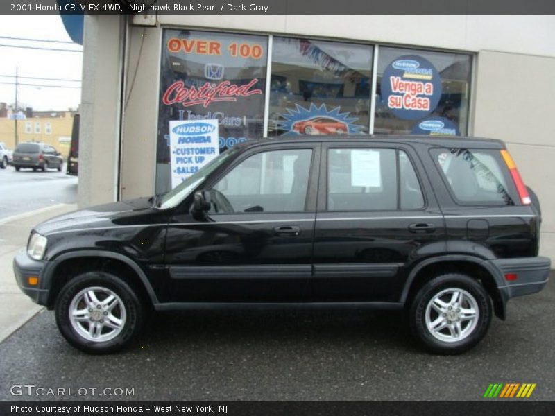Nighthawk Black Pearl / Dark Gray 2001 Honda CR-V EX 4WD