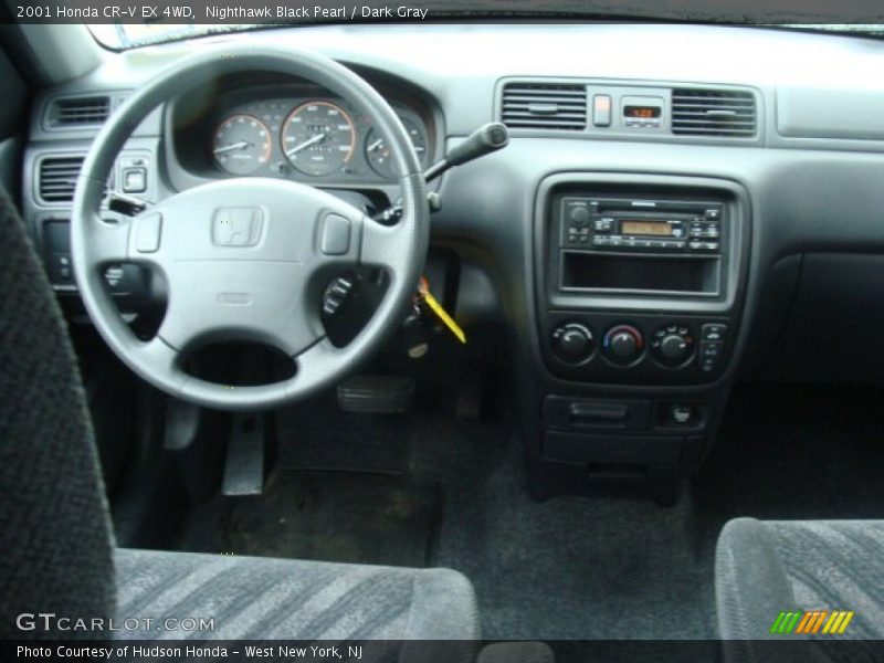Nighthawk Black Pearl / Dark Gray 2001 Honda CR-V EX 4WD
