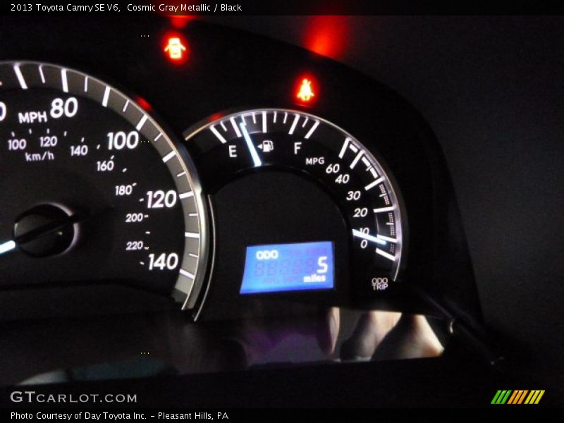 Cosmic Gray Metallic / Black 2013 Toyota Camry SE V6