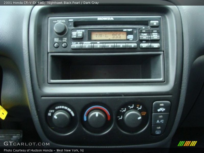 Nighthawk Black Pearl / Dark Gray 2001 Honda CR-V EX 4WD