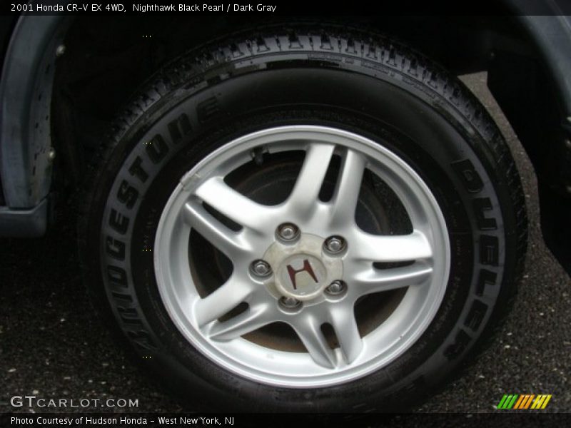 Nighthawk Black Pearl / Dark Gray 2001 Honda CR-V EX 4WD