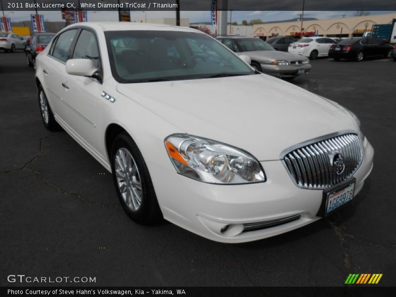 White Diamond TriCoat / Titanium 2011 Buick Lucerne CX