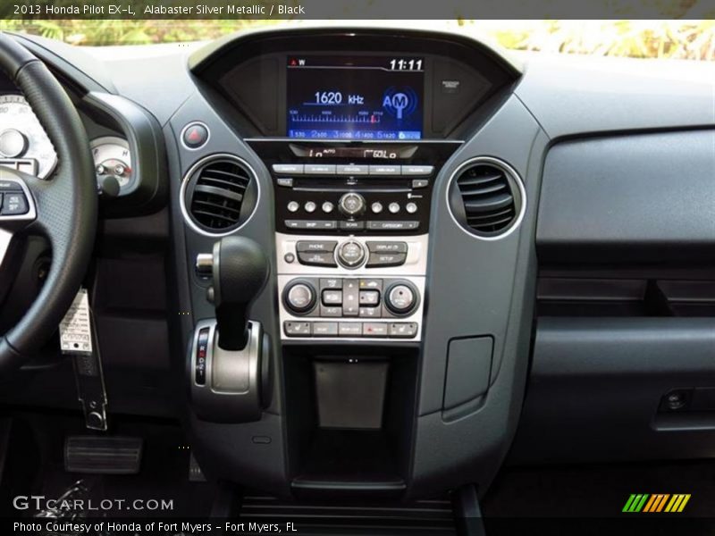 Alabaster Silver Metallic / Black 2013 Honda Pilot EX-L