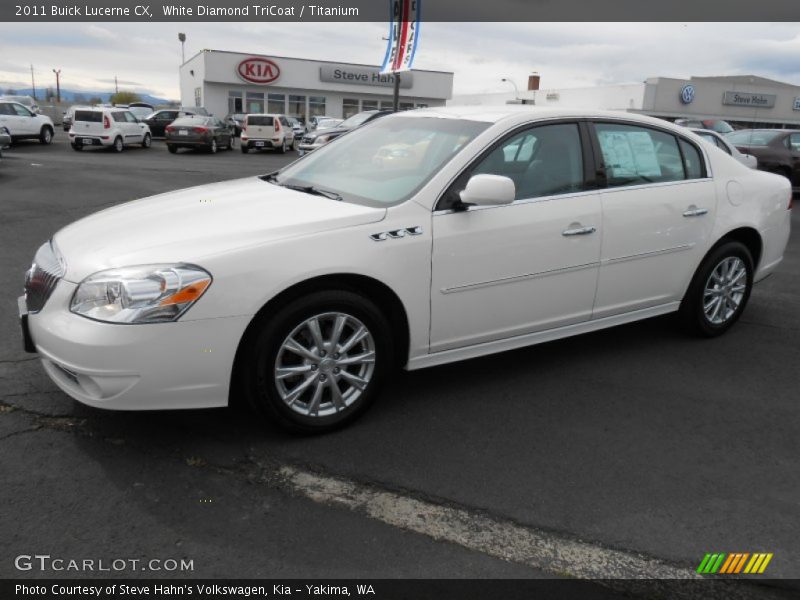 White Diamond TriCoat / Titanium 2011 Buick Lucerne CX