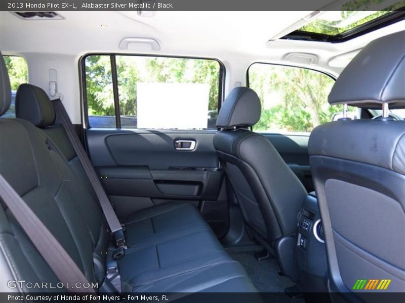 Alabaster Silver Metallic / Black 2013 Honda Pilot EX-L