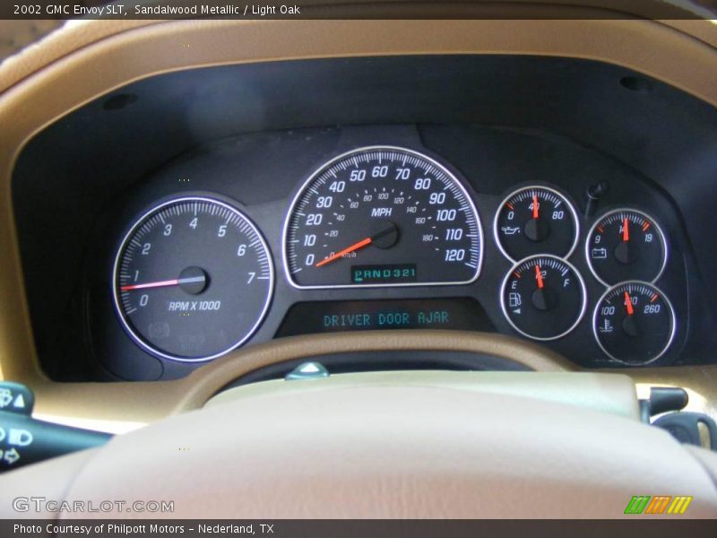 Sandalwood Metallic / Light Oak 2002 GMC Envoy SLT