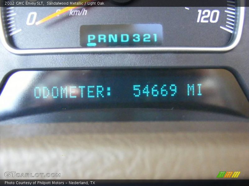 Sandalwood Metallic / Light Oak 2002 GMC Envoy SLT