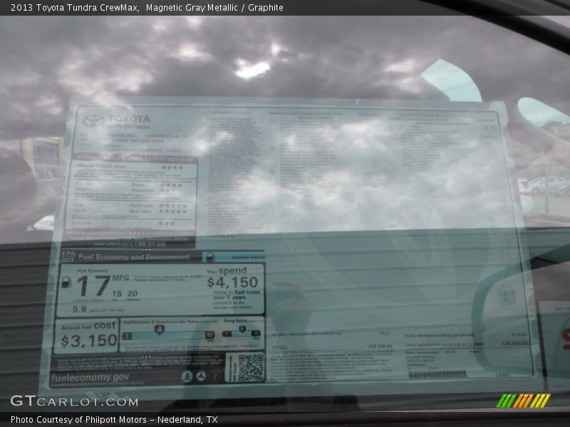 Magnetic Gray Metallic / Graphite 2013 Toyota Tundra CrewMax