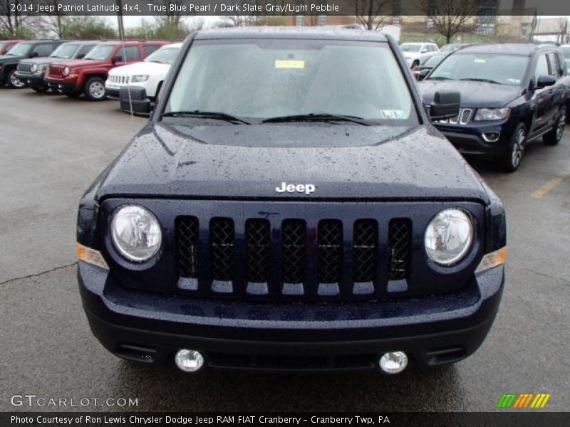 True Blue Pearl / Dark Slate Gray/Light Pebble 2014 Jeep Patriot Latitude 4x4