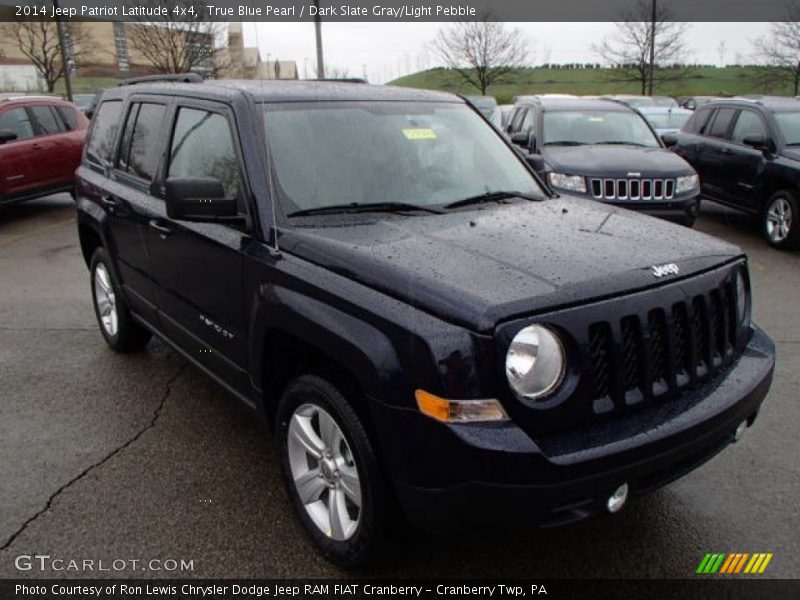 True Blue Pearl / Dark Slate Gray/Light Pebble 2014 Jeep Patriot Latitude 4x4