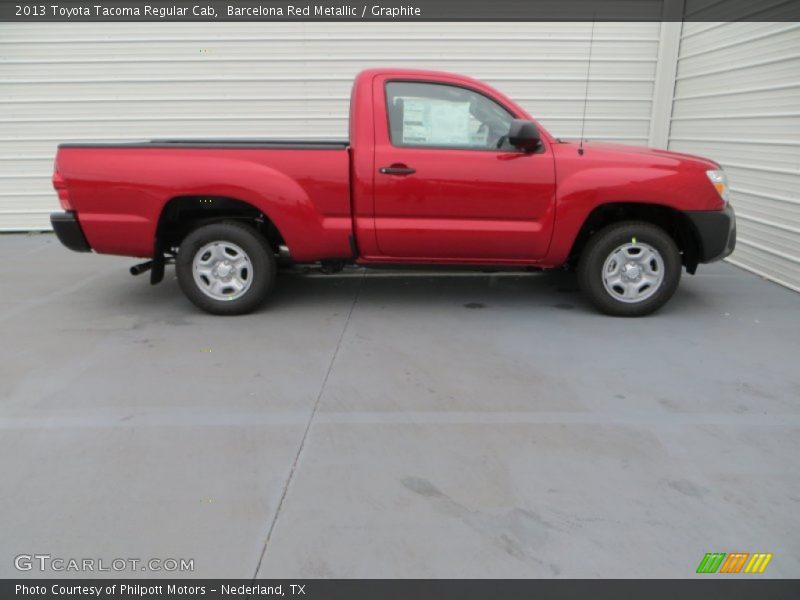 Barcelona Red Metallic / Graphite 2013 Toyota Tacoma Regular Cab