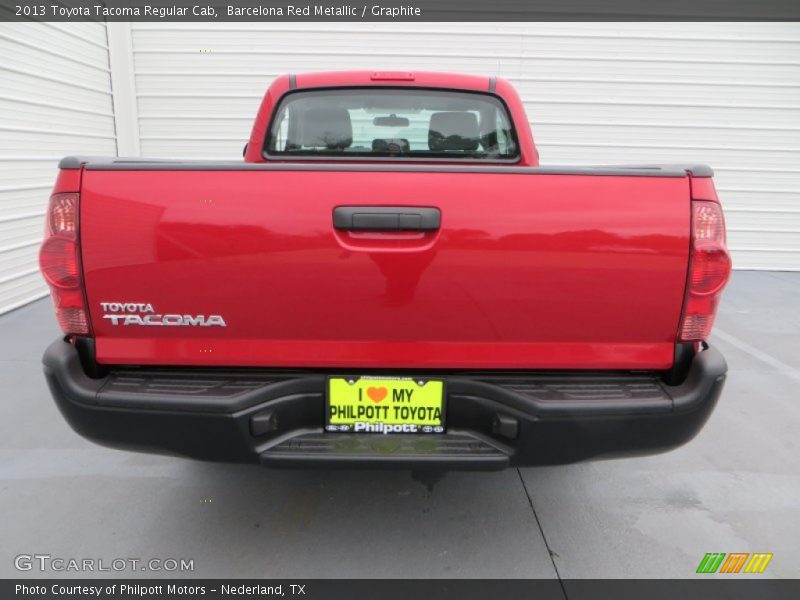 Barcelona Red Metallic / Graphite 2013 Toyota Tacoma Regular Cab