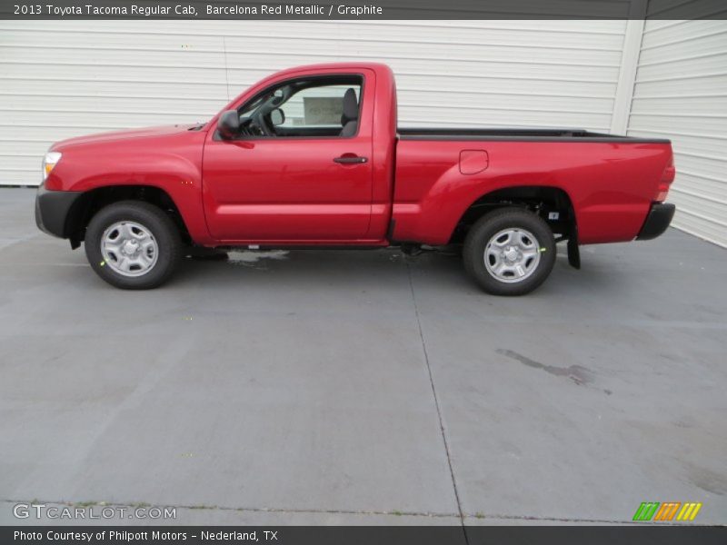 Barcelona Red Metallic / Graphite 2013 Toyota Tacoma Regular Cab