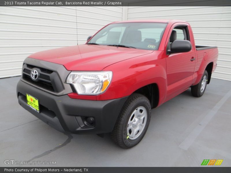 Barcelona Red Metallic / Graphite 2013 Toyota Tacoma Regular Cab